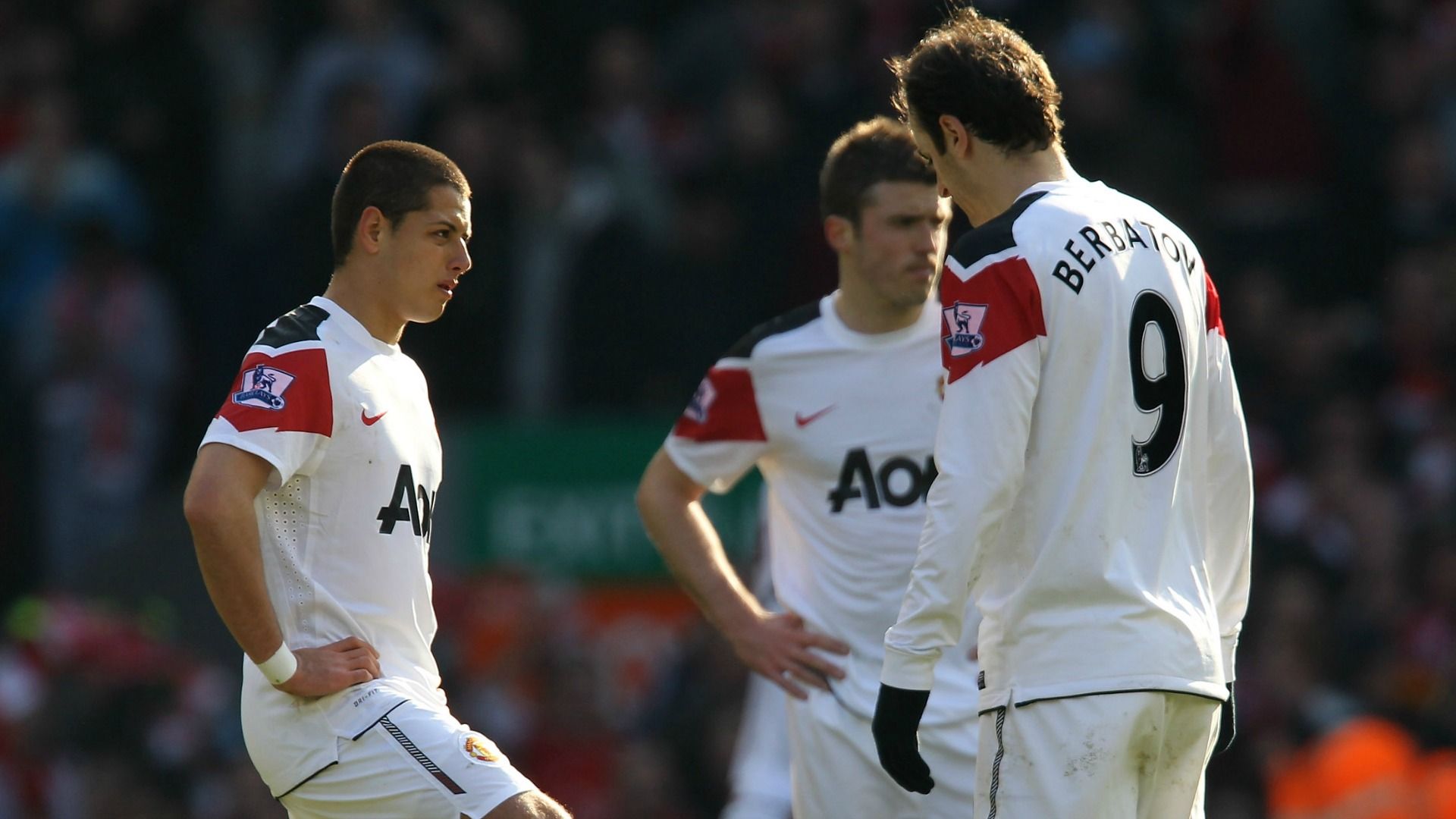 Chicharito y Dimitar Berbatov