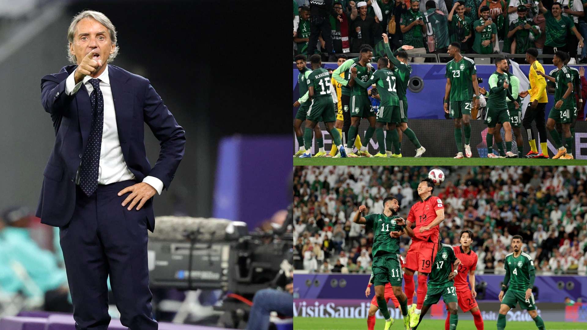 Roberto Mancini - Saudi Arabia vs South Korea
