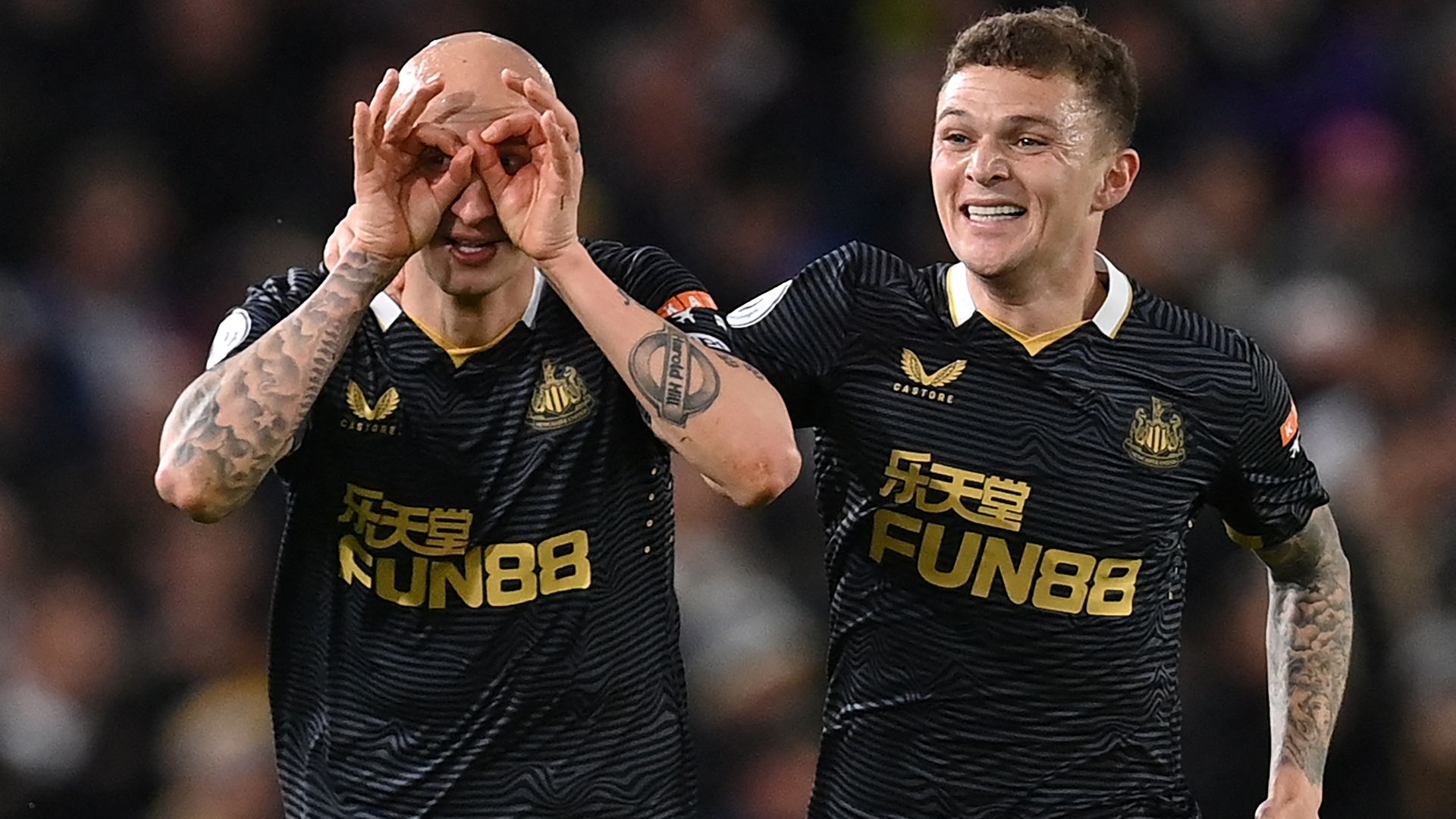 Jonjo Shelvey Kieran Trippier Newcastle 2021-22