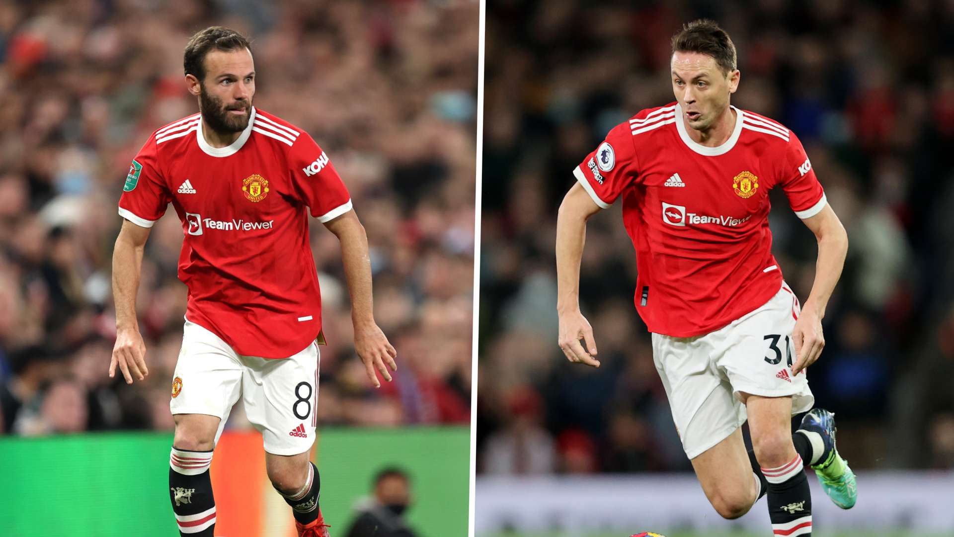 Juan Mata Nemanja Matic Manchester United