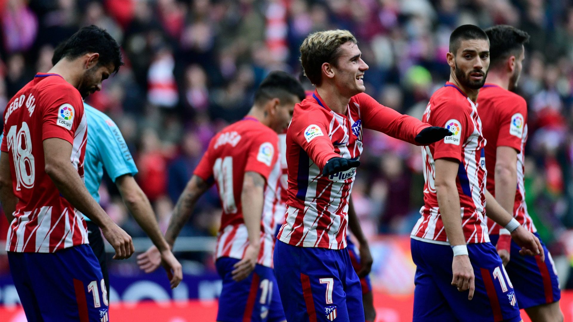 Griezmann Diego Costa Atletico Madrid Girona LaLiga