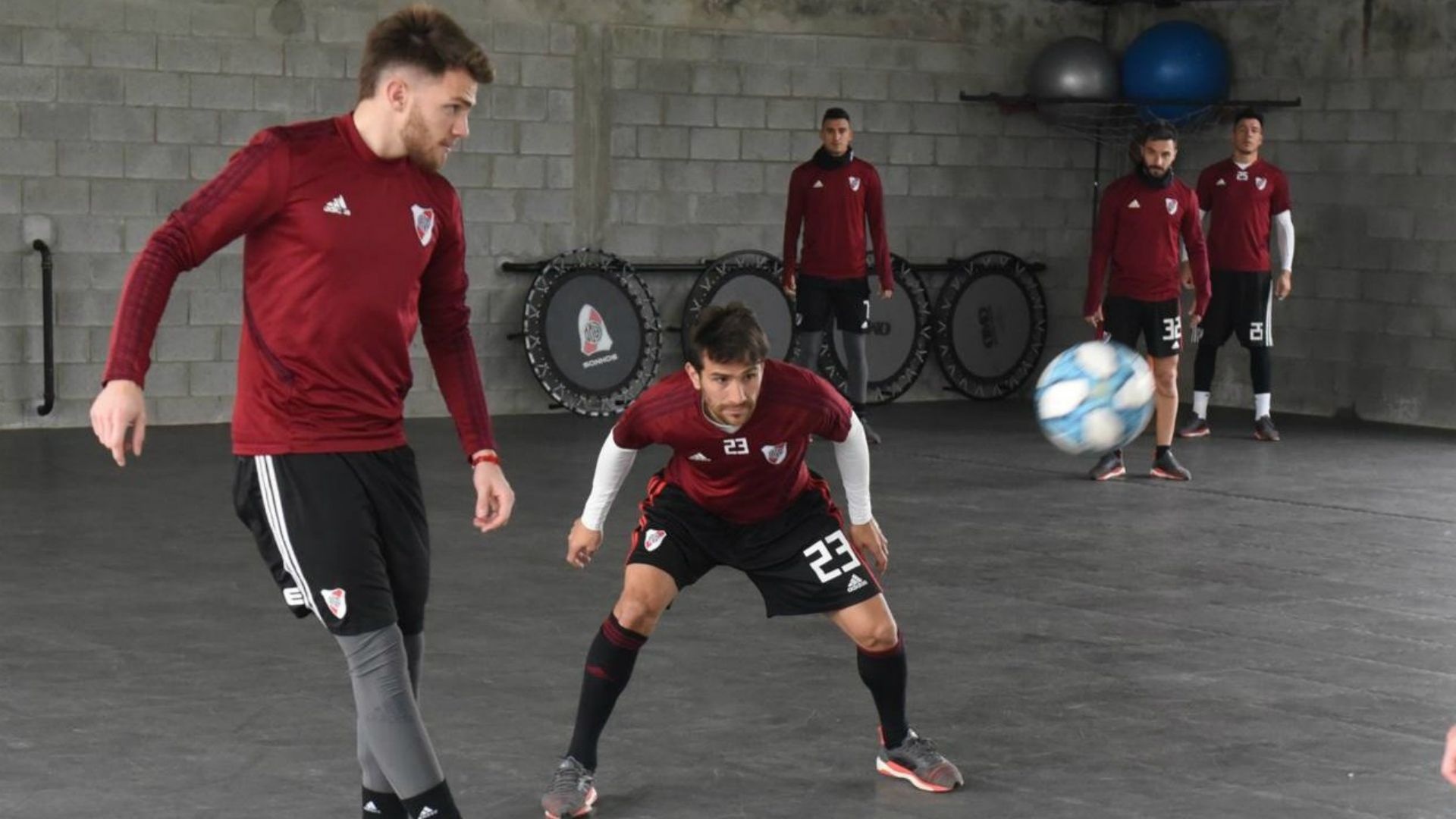 Leonardo Ponzio River Plate entrenamiento 11092019