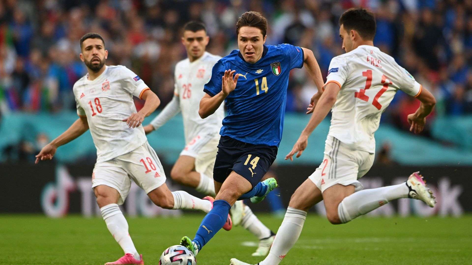 Federico Chiesa Italy Spain Euro 2020