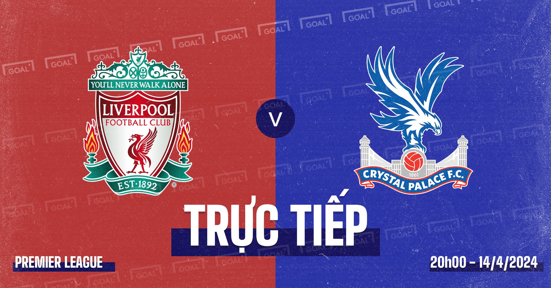 Liverpool vs Crystal Palace Premier League 2023-24 GFX