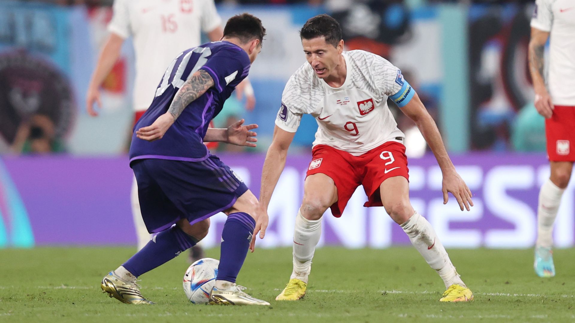 Lionel Messi Robert Lewandowski Argentina Poland 2022 World Cup