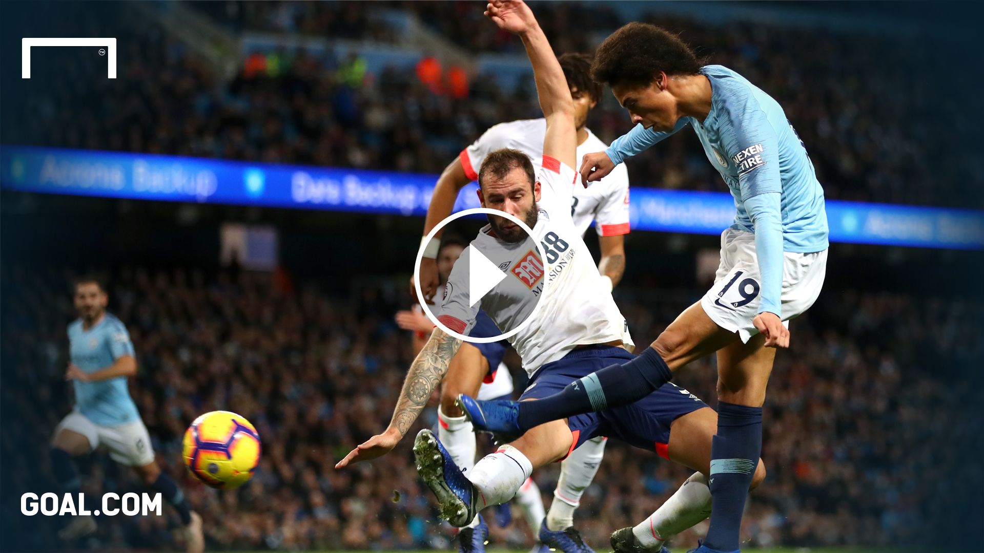 GFX Playbutton Manchester City Bournemouth