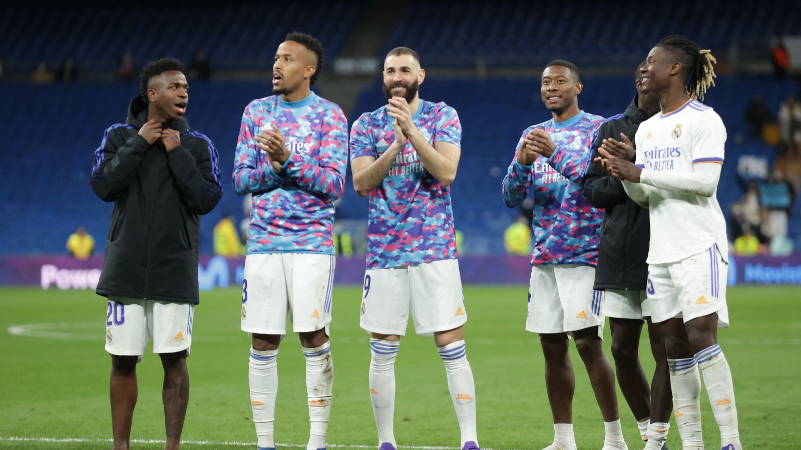 Vinicius Militao Benzema Alaba Camavinga Real Madrid