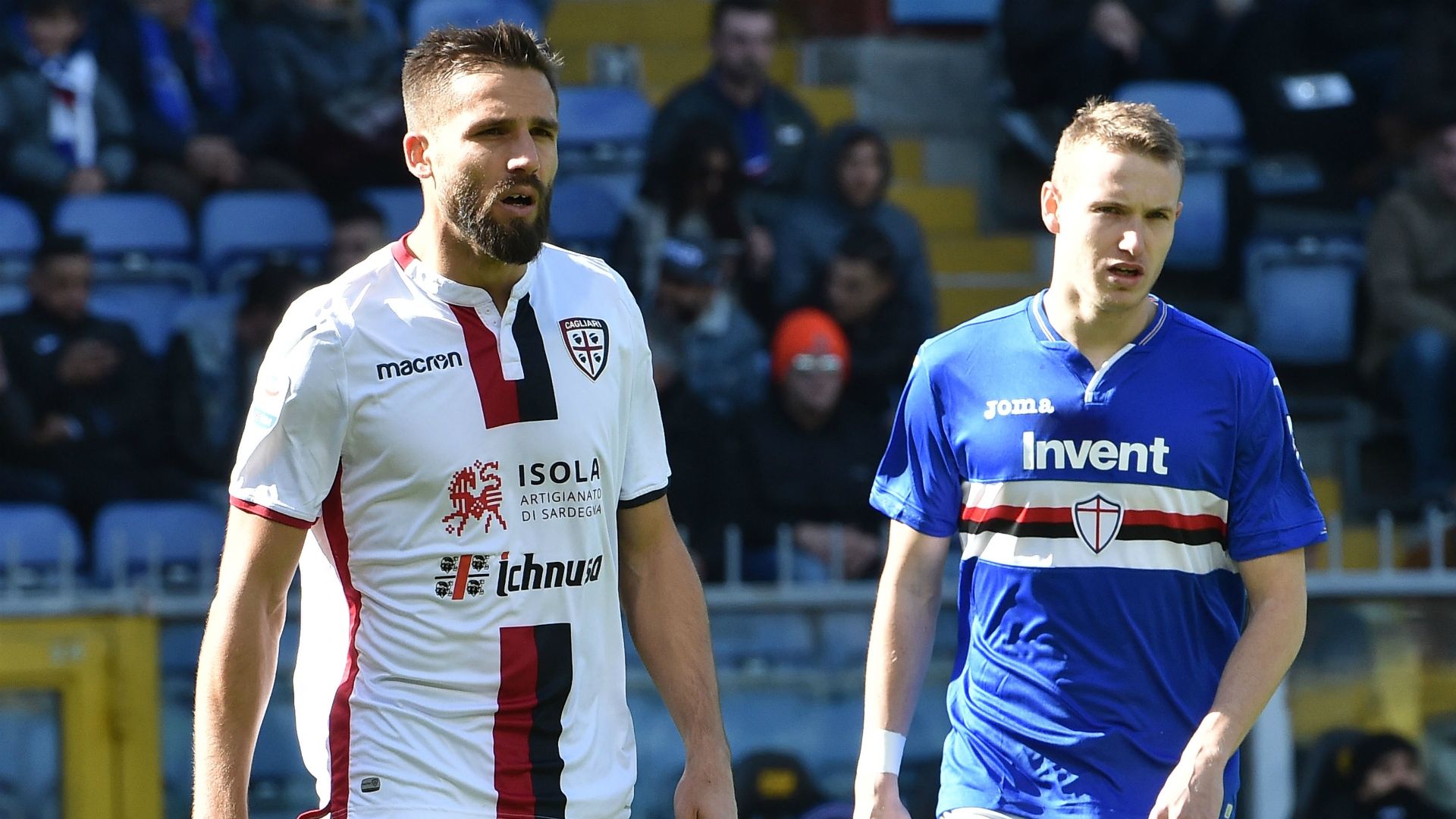 Leonardo Pavoletti Jakub Jankto Sampdoria Cagliari Serie A