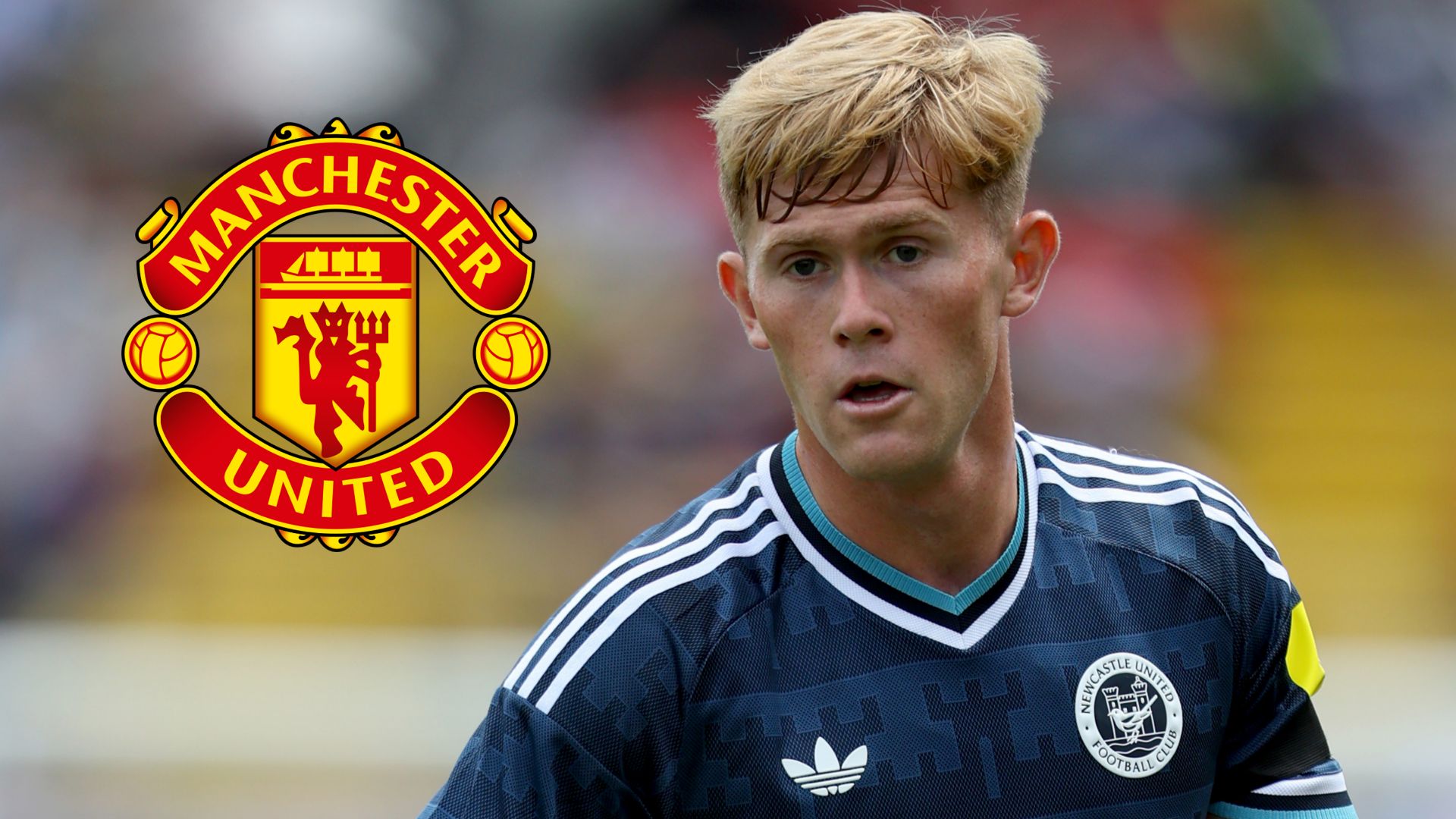 Lewis Hall Manchester United crest 2026