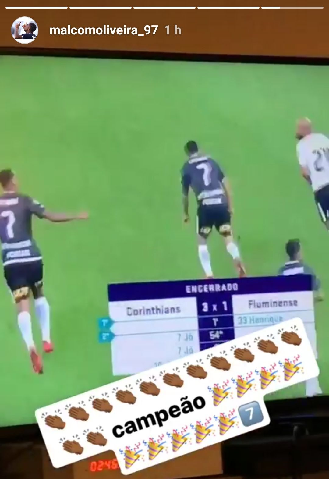 Malcom stories Corinthians campeao 2017