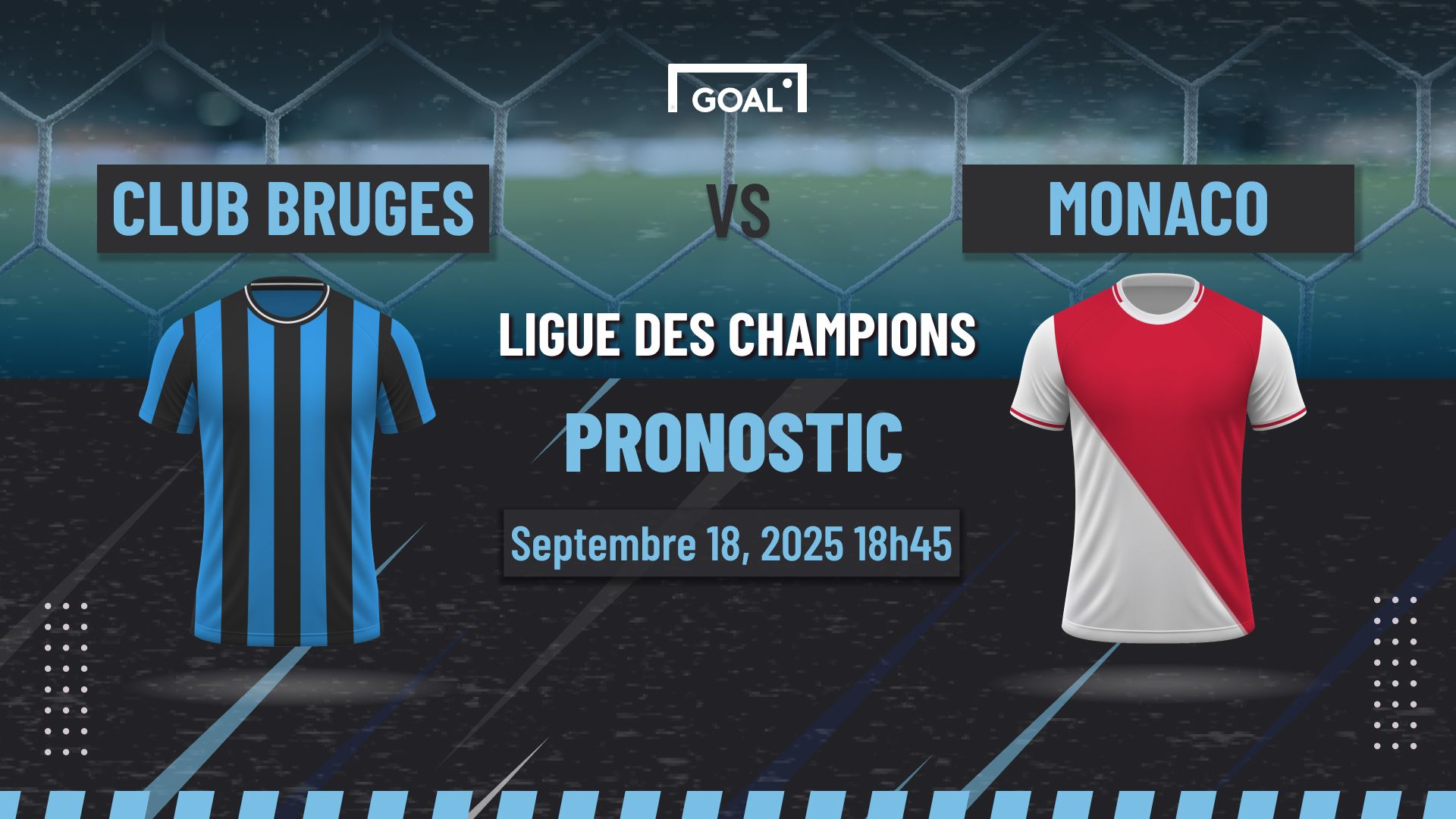 Pronostic Club Bruges vs Monaco