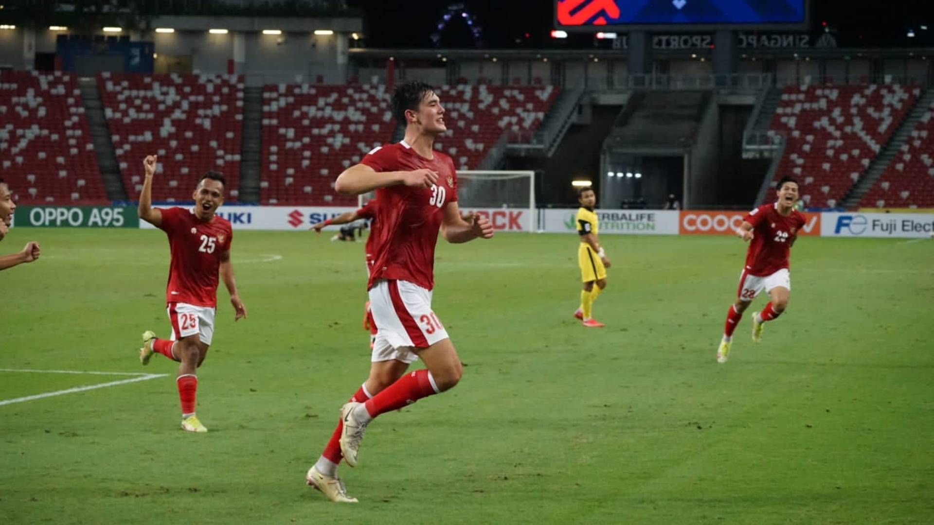 Elkan Baggott - Selebrasi Timnas Indonesia vs Malaysia AFF Suzuki Cup 2020