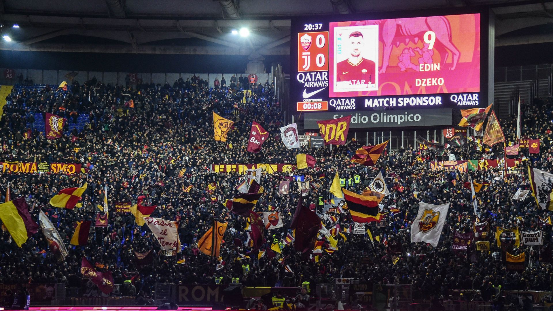 Roma home fans 2019-20