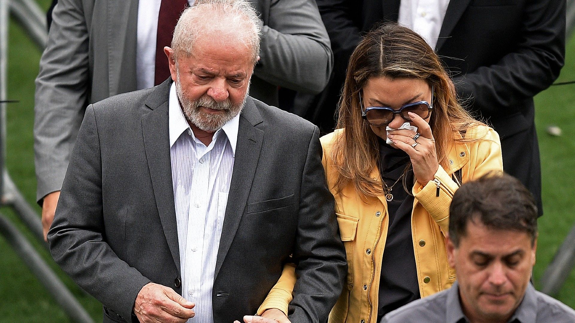 Lula e Janja enterro Pelé 03 01 2023