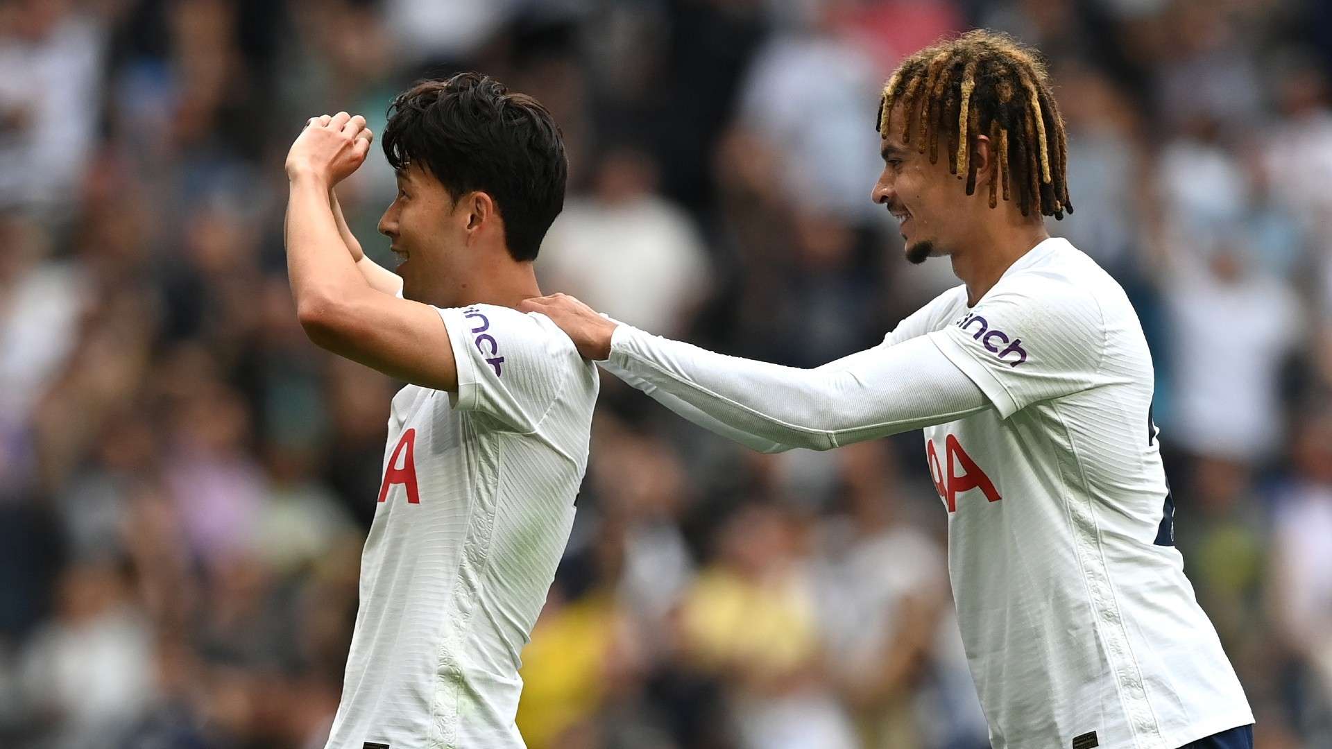Son Heung-min Dele Alli Tottenham vs Man City Premier League 2021-22