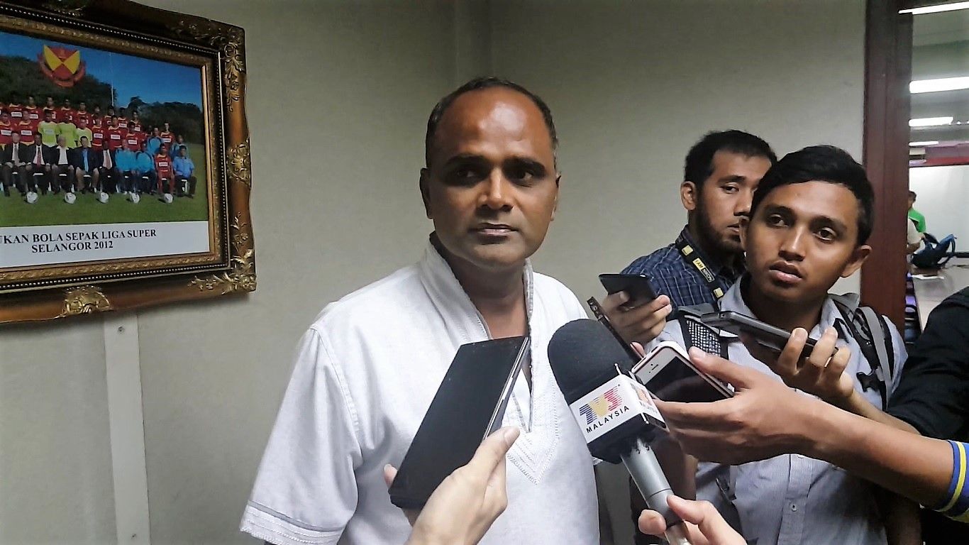 P. Maniam Selangor press conference 28042017