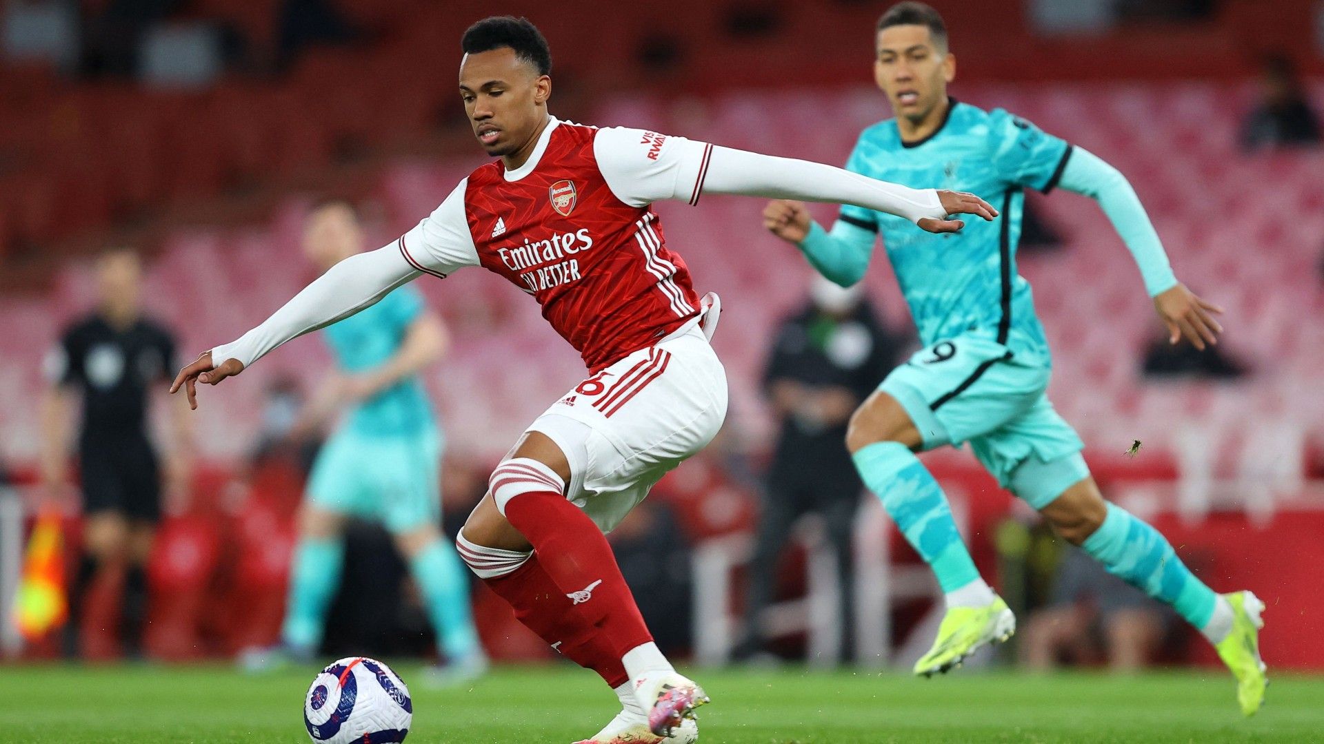 Gabriel Magalhaes Arsenal vs Liverpool Premier League 2020-21