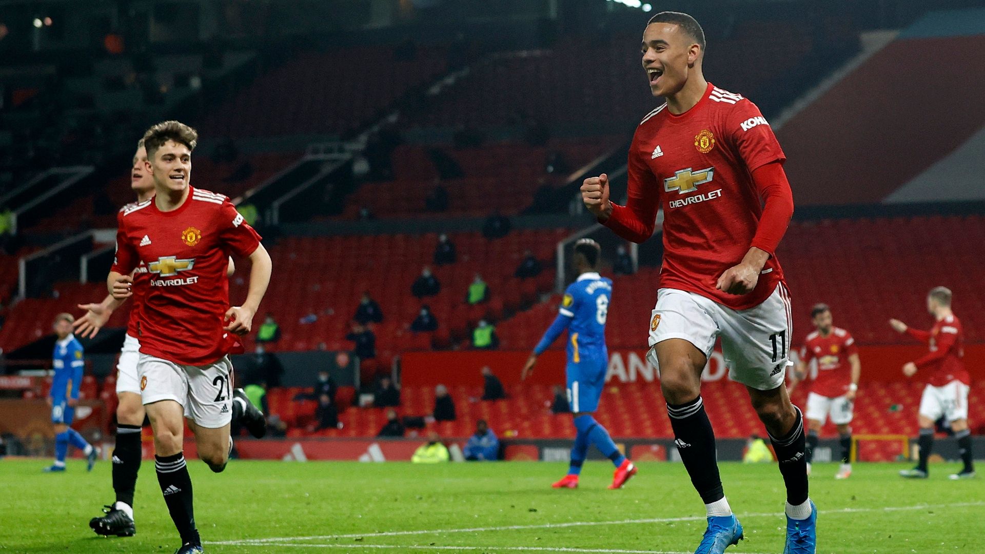 Mason Greenwood Manchester United vs Brighton 04.04.2021