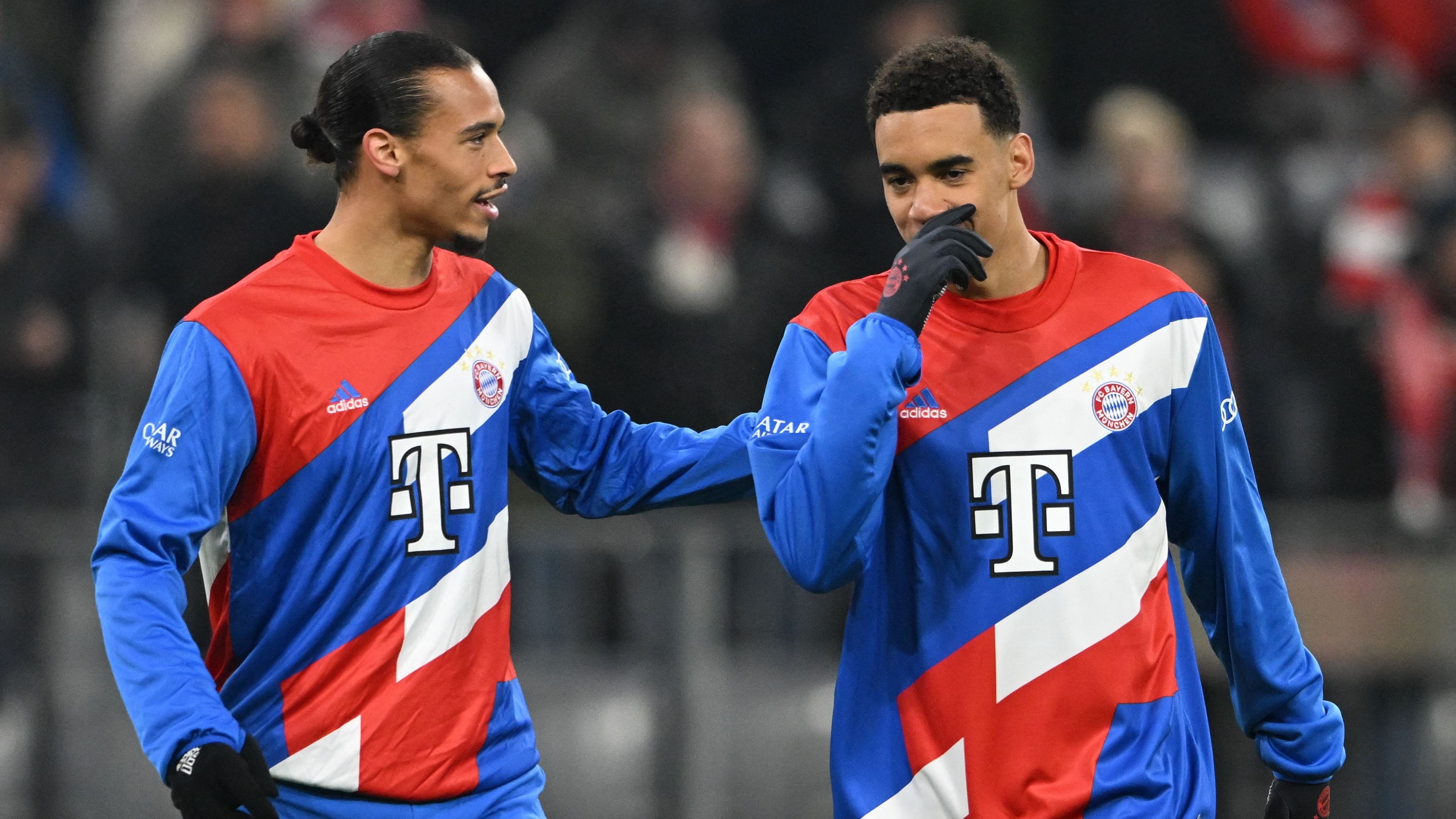 Leroy Sane and Jamal Musiala Bayern Munich