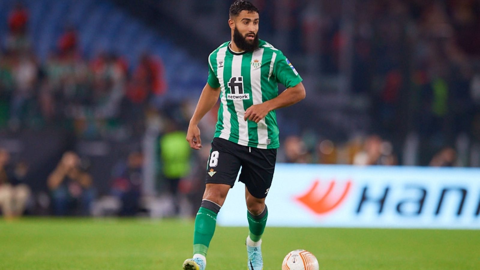Nabil Fekir durante el Roma vs. Betis