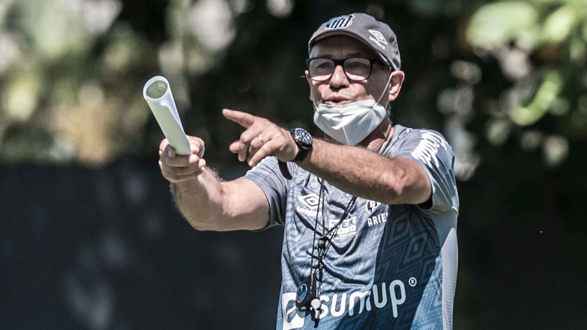 Ariel Holan Santos último treino 26 04 2021