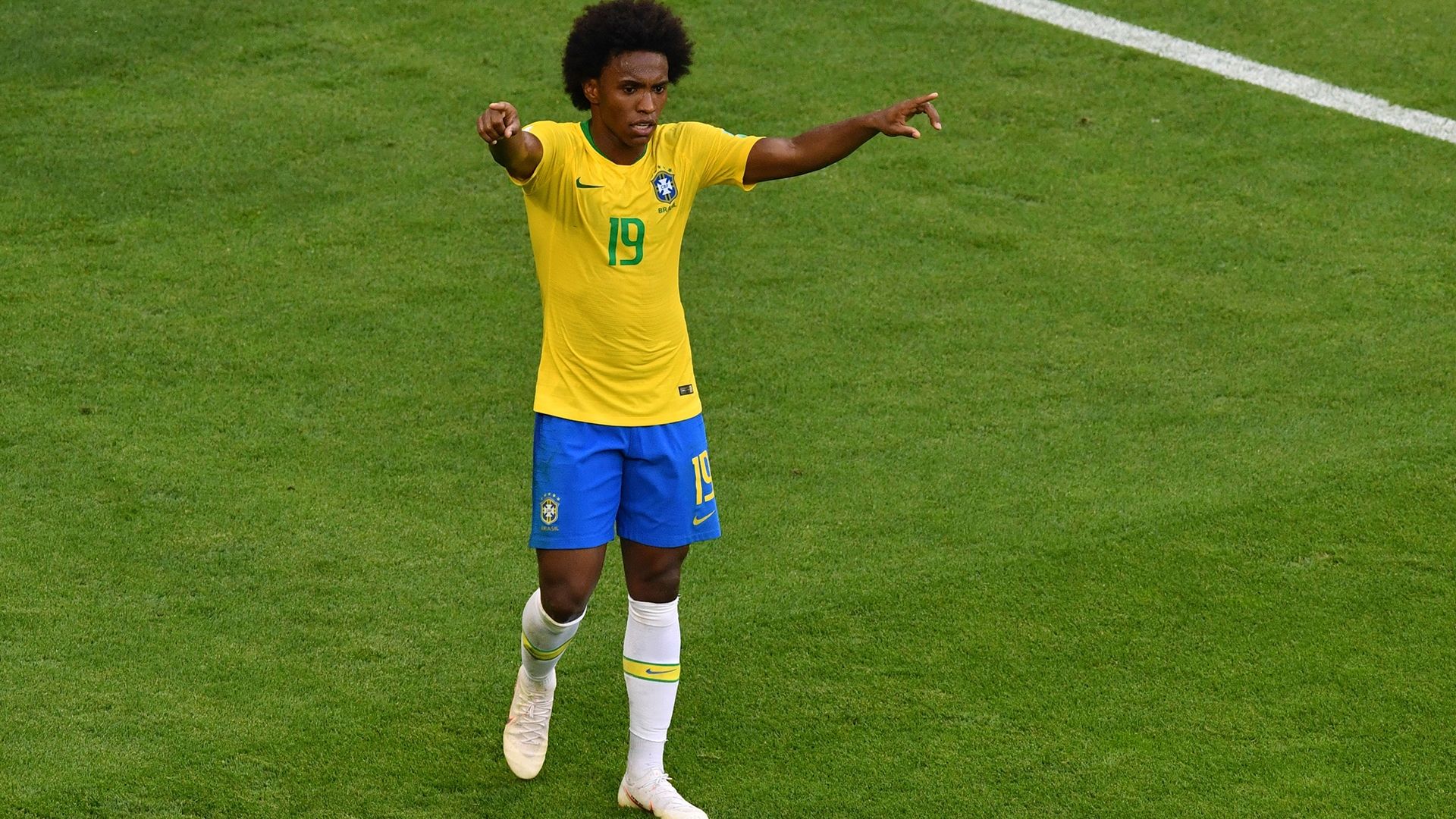 Willian Brasil x México Copa do Mundo 02 17 18