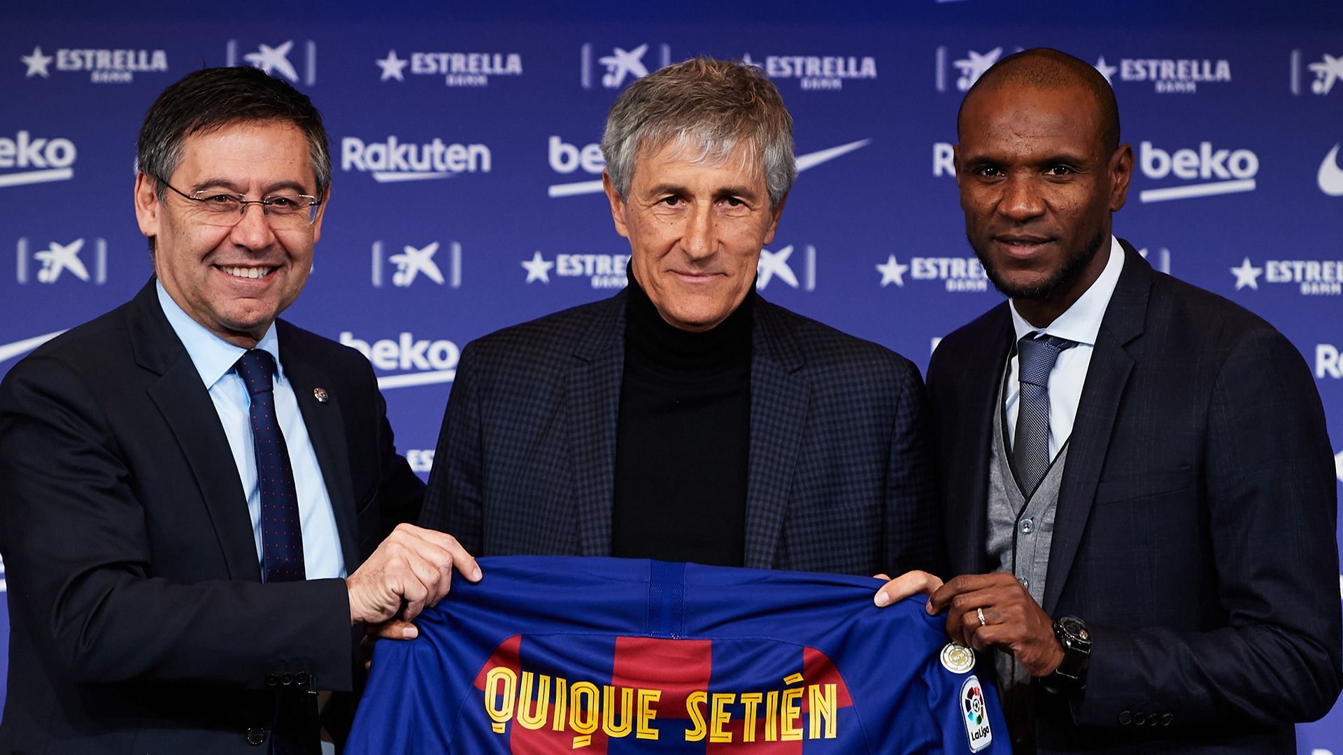 Quique Setien Bartomeu Abidal Barcelona