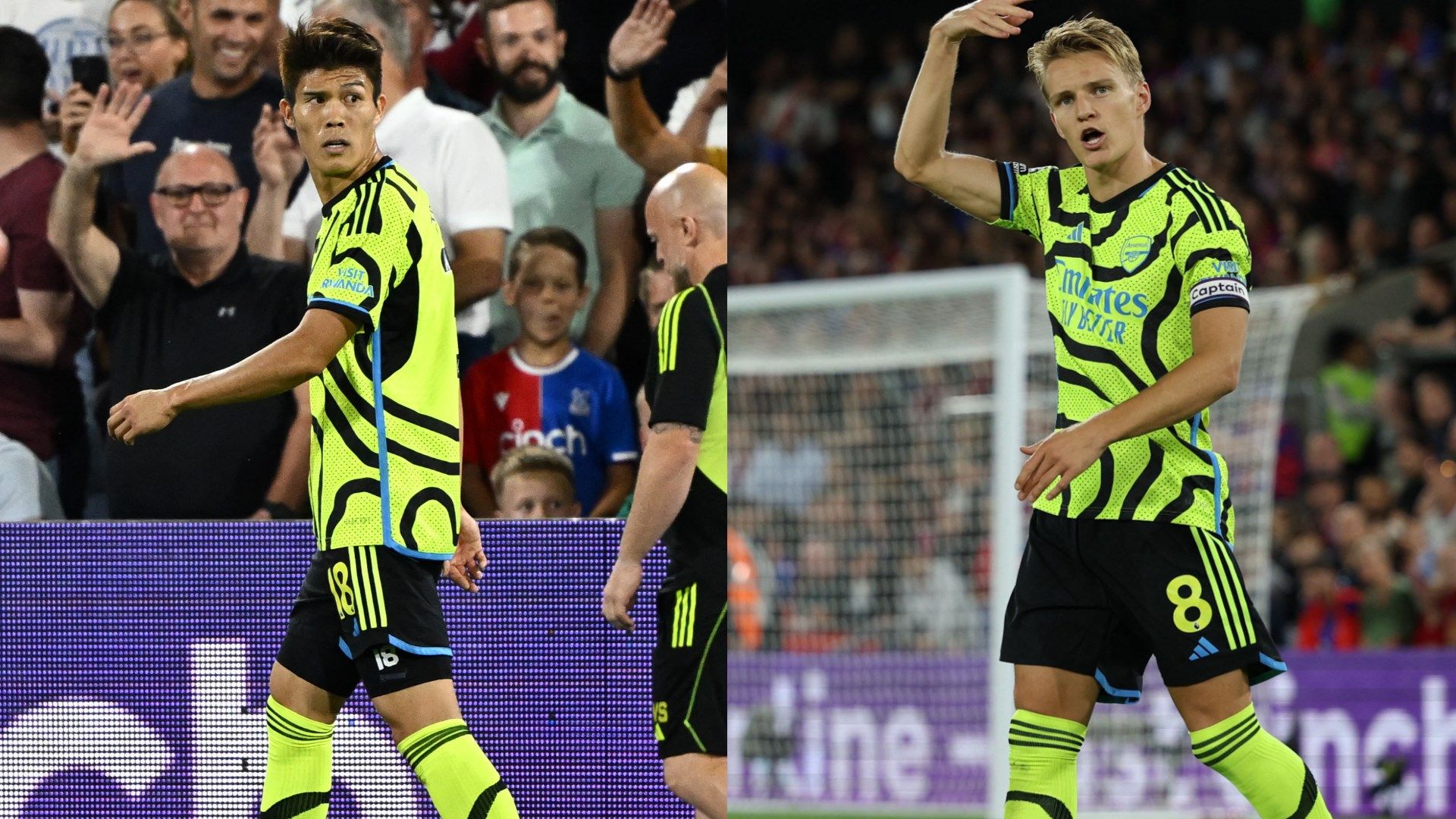 Tomiyasu Odegaard Arsenal GFX