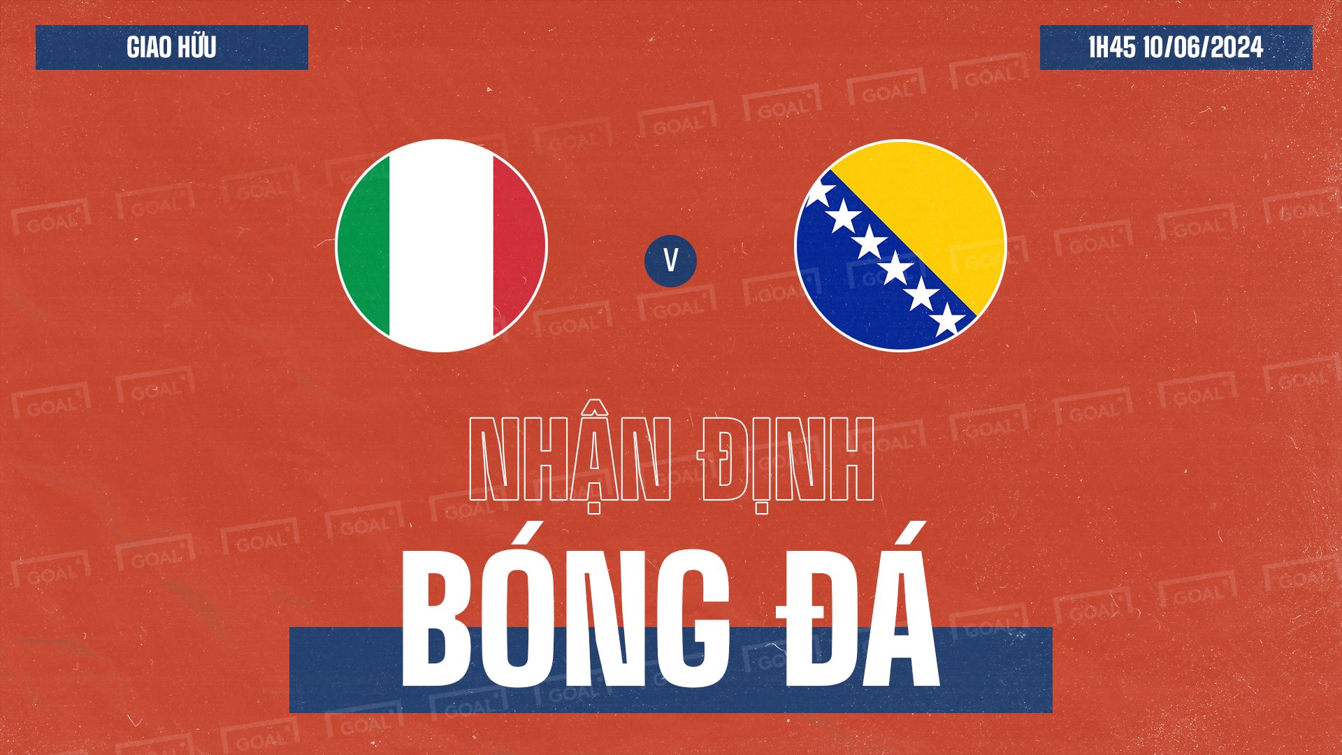 Italy vs Bosnia-Herzegovina Friendly Match 2024 GFX