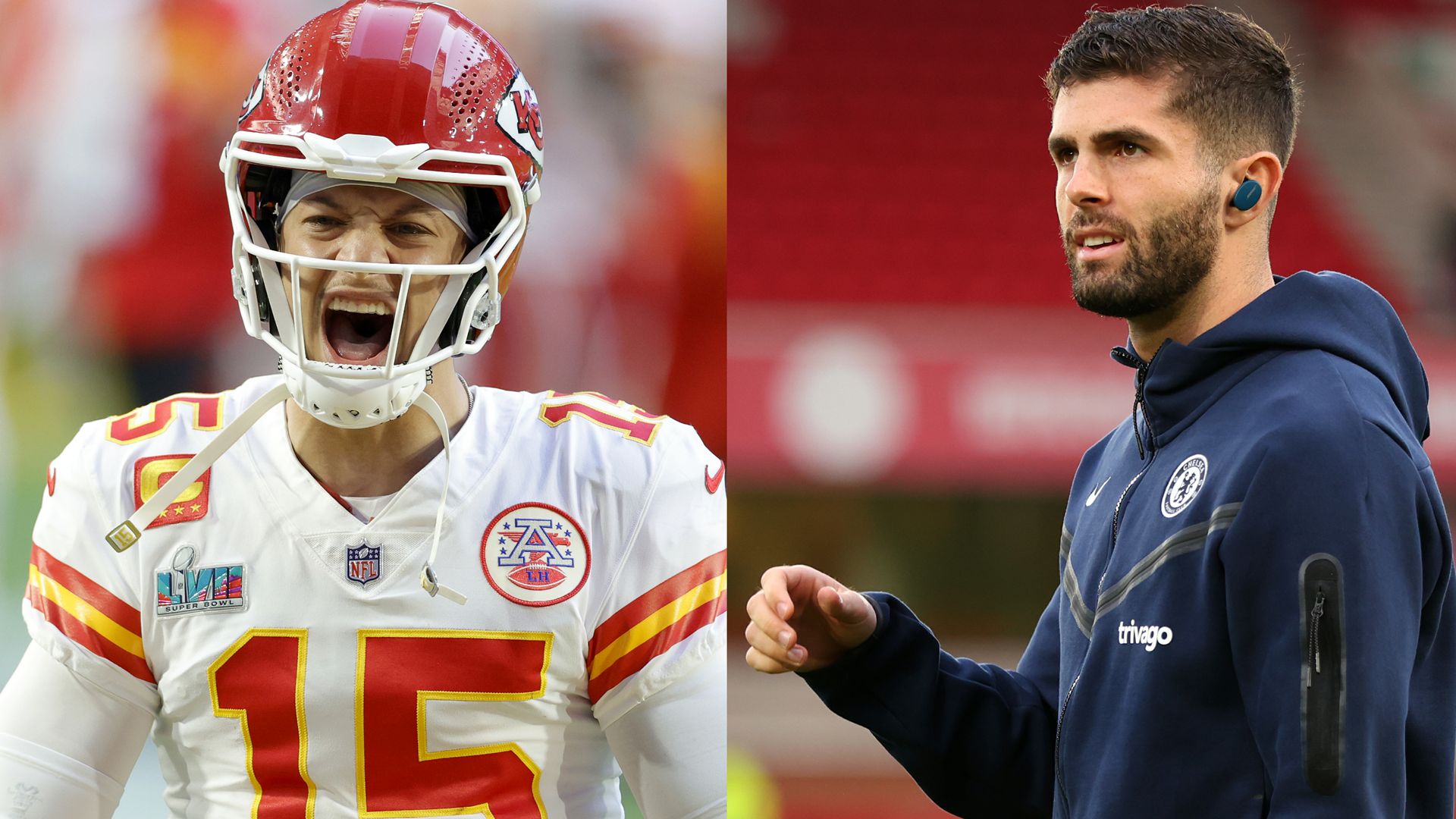 Mahomes Pulisic split