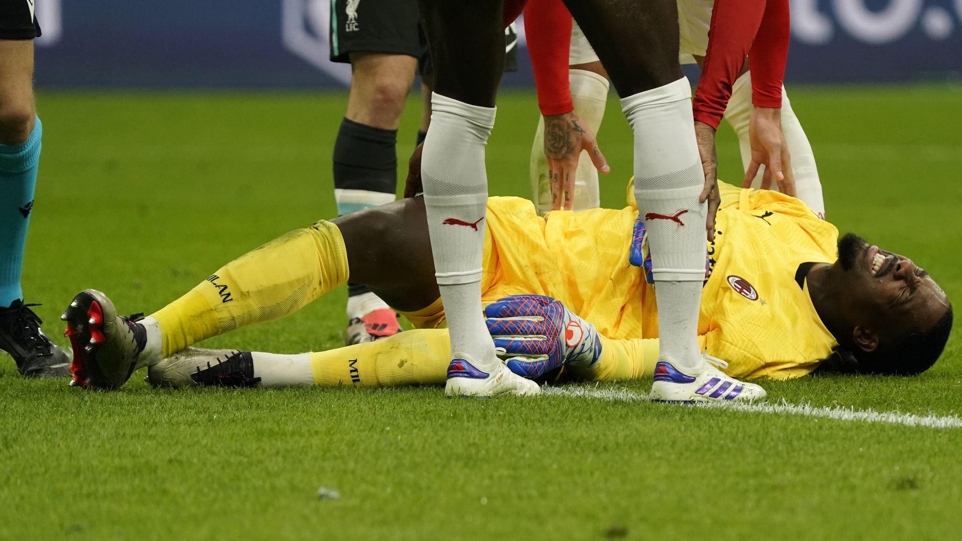 Maignan injured Milan Liverpool