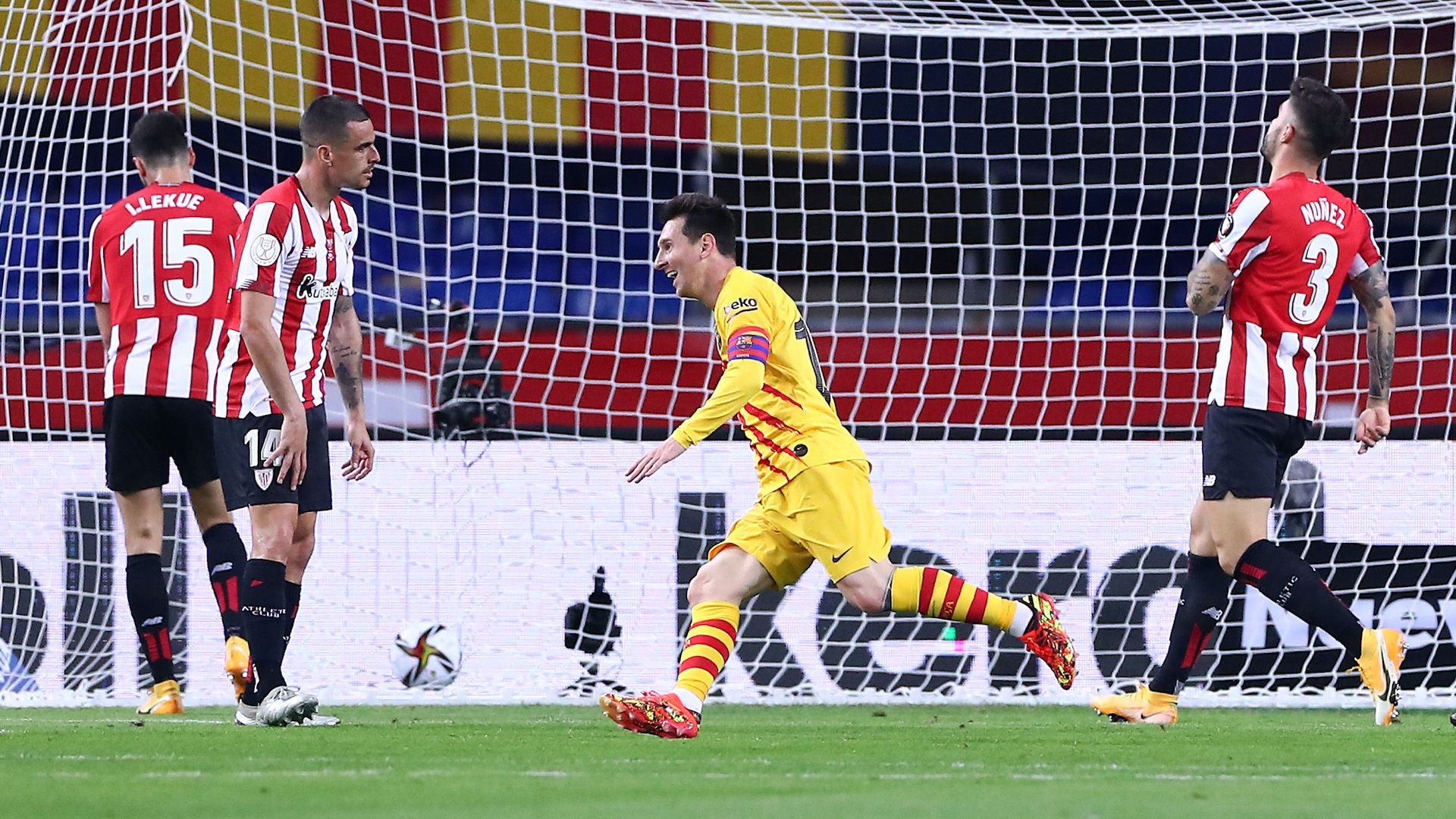 Messi Athletic Bilbao Barcelona Final Copa del Rey 2021