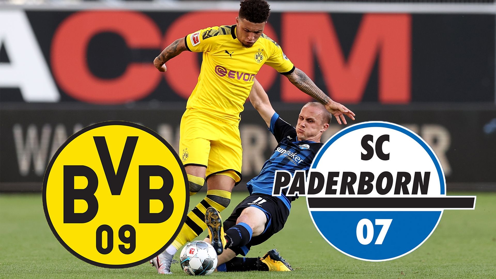 Header bvb sc paderborn jadon sancho sven michel bvb borussia dortmund dfb pokal 2020 2021 getty images wer zeigt überträgt free tv live-stream heute ticker highlights