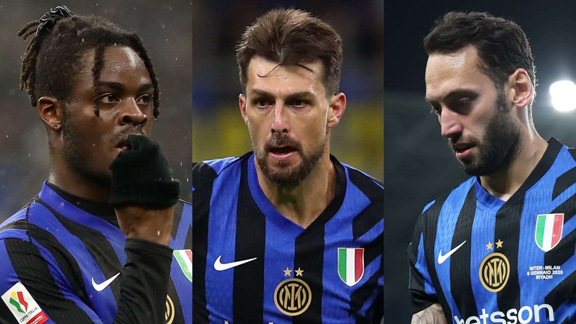 Bisseck Acerbi Calhanoglu Inter