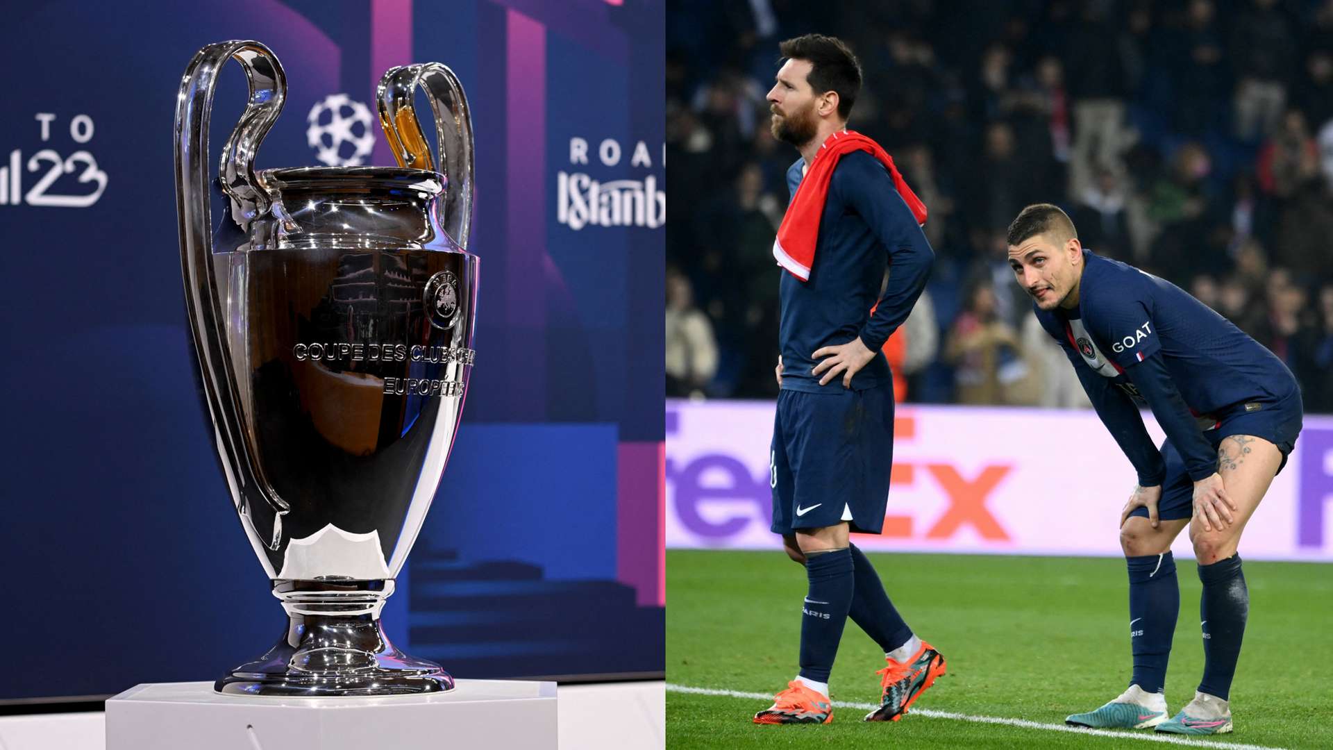 Ligue des champions PSG Messi Verratti