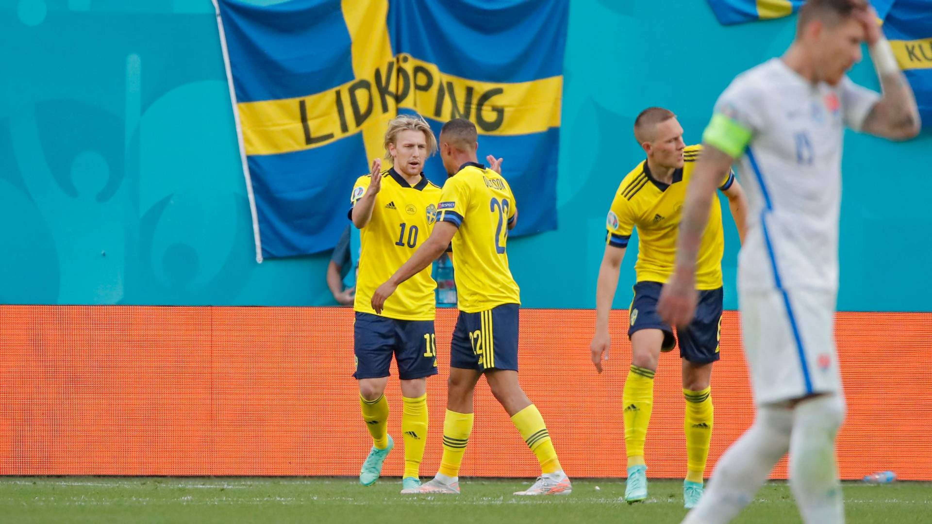 Schweden Euro 2020 Forsberg 20210618 Jubel
