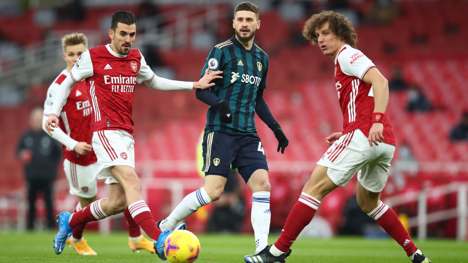 Dani Ceballos y David Luiz, Arsenal