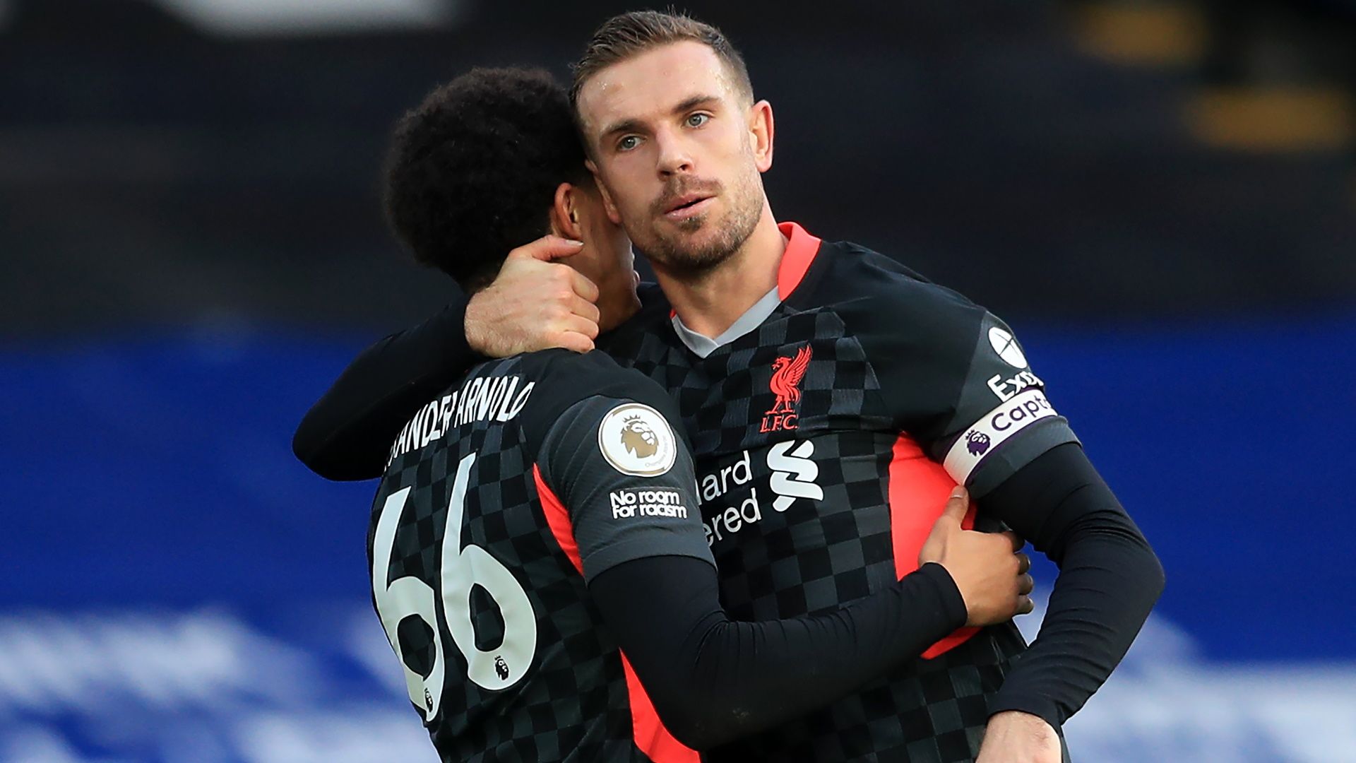 Trent Alexander-Arnold Jordan Henderson Liverpool 2020-21