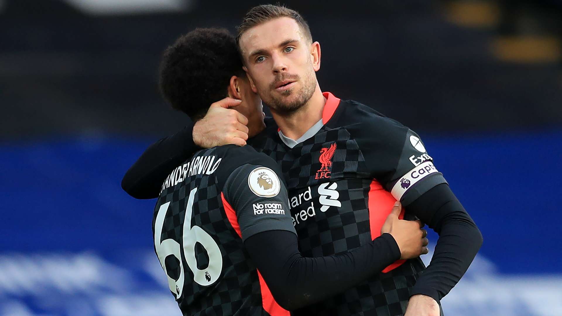 Trent Alexander-Arnold Jordan Henderson Liverpool 2020-21