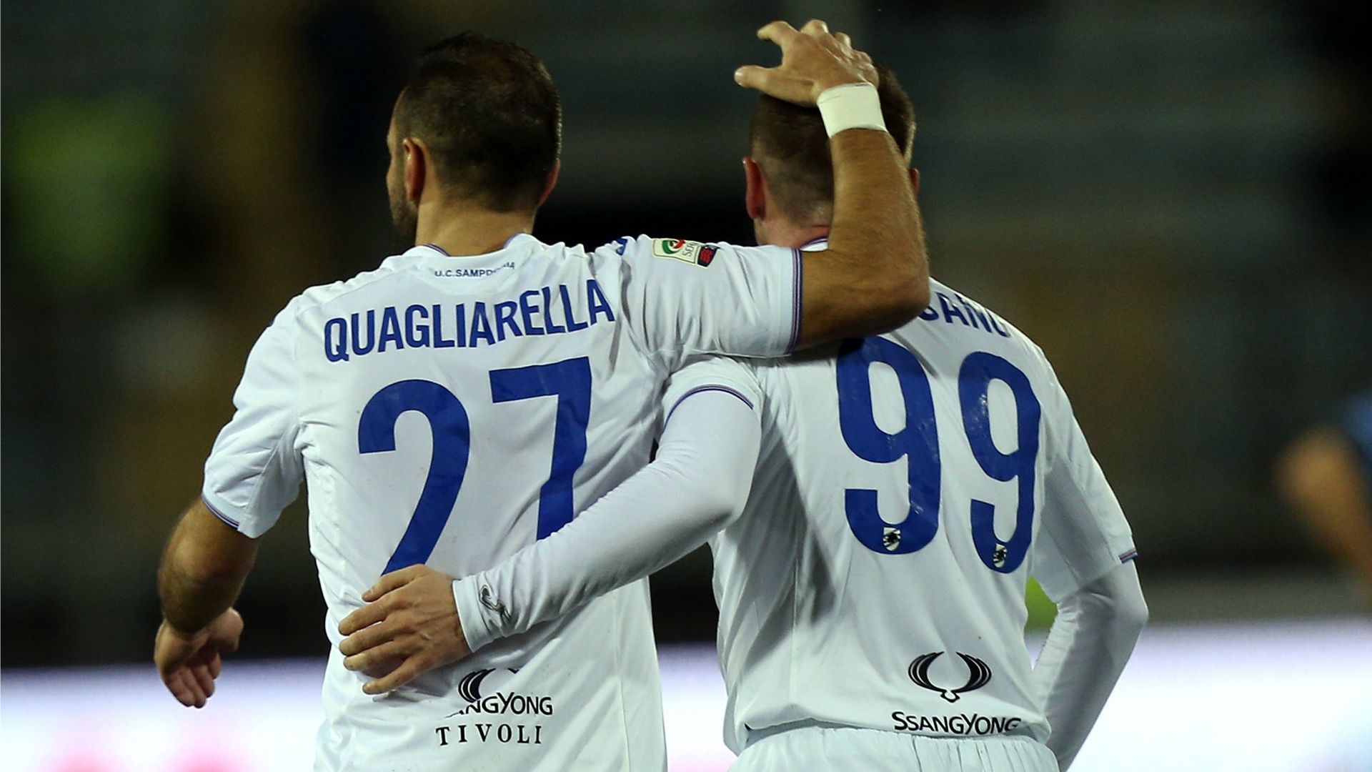 Antonio Cassano Fabio Quagliarella Sampdoria
