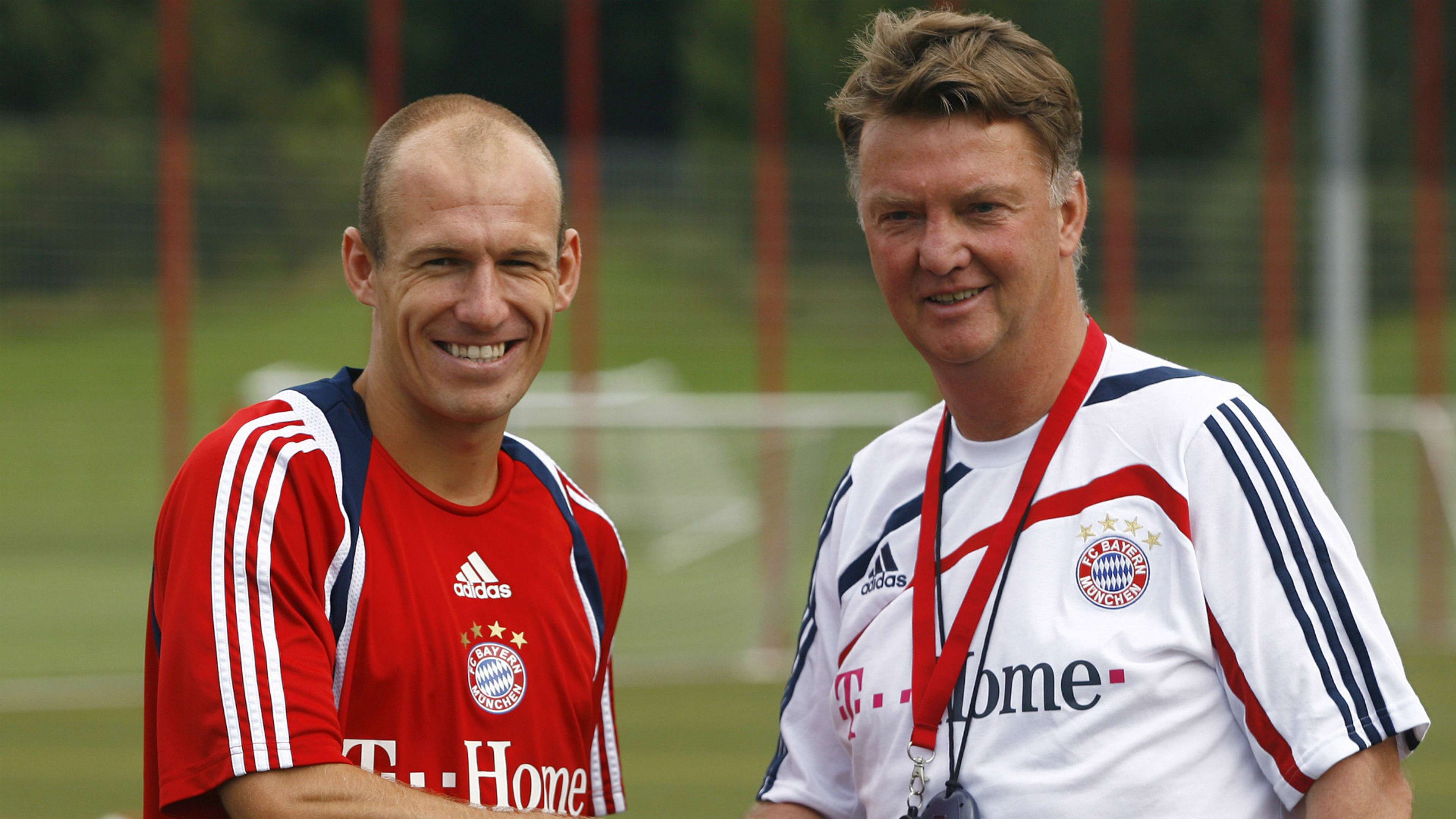 Arjen Robben Louis van Gaal FC Bayern Munchen