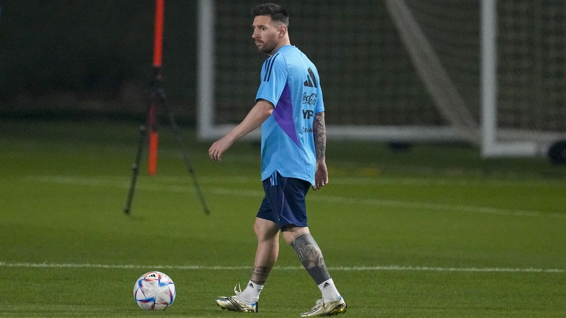 messi argentina entrenamiento 2022