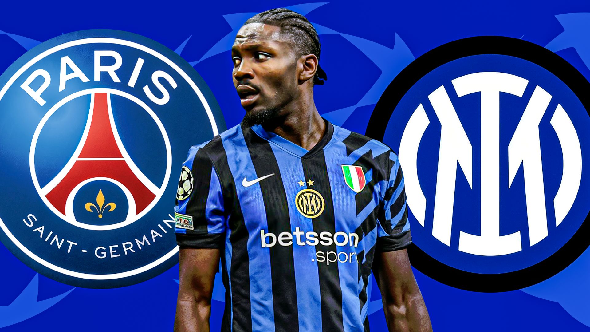 Marcus Thuram PSG Inter GFX