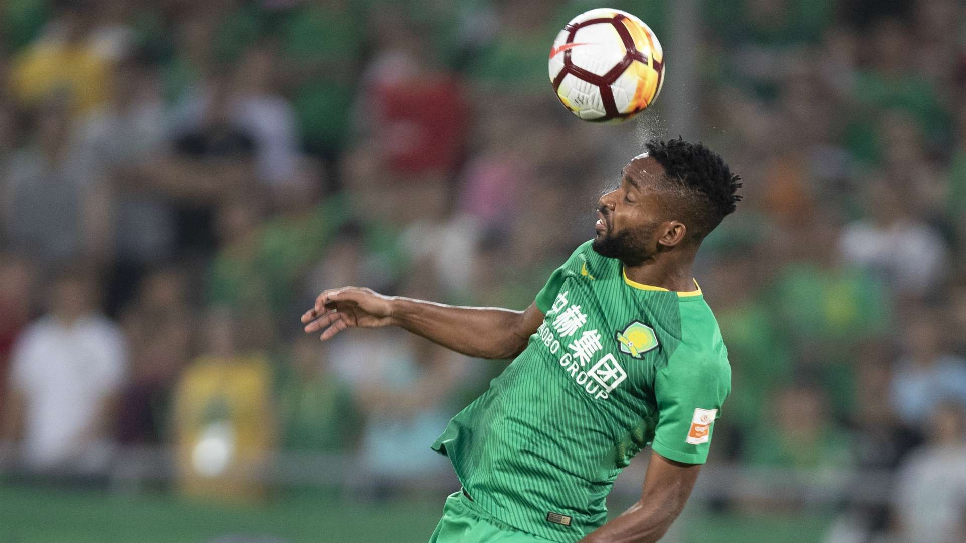 Cedric Bakambu, Beijing Guoan vs Tianjin Quanjian, Chinese Super League, July 22, 2018