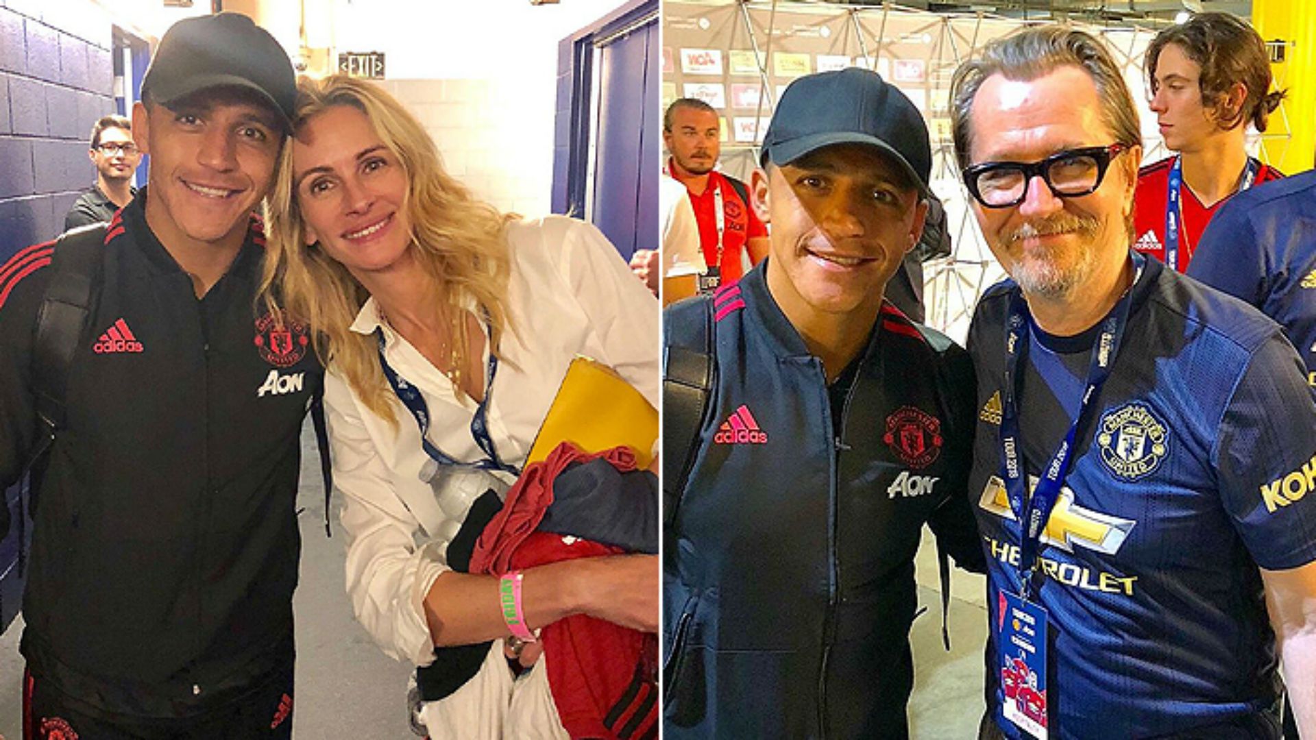 Alexis Sánchez Julia Roberts Gary Oldman