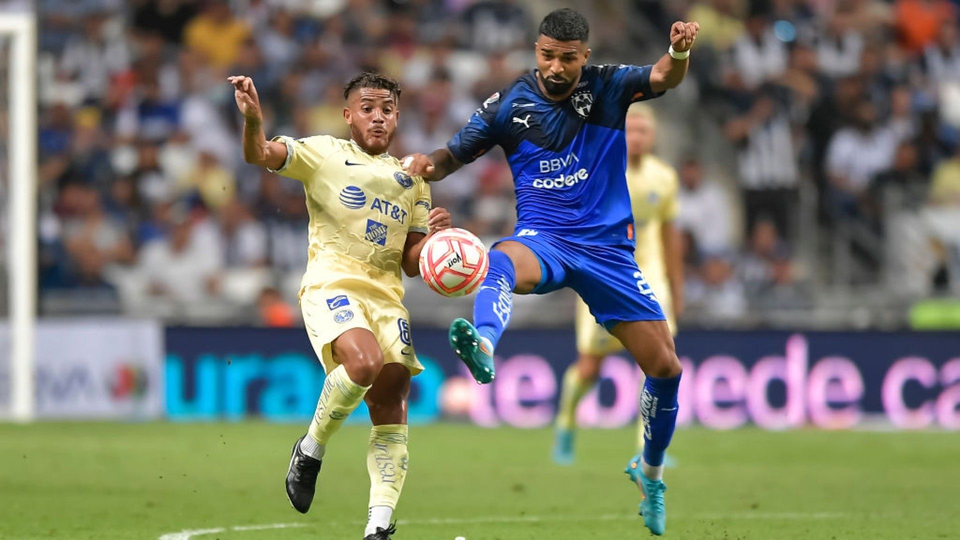 Jonathan dos Santos Rodrigo Aguirre Monterrey América Apertura 2022