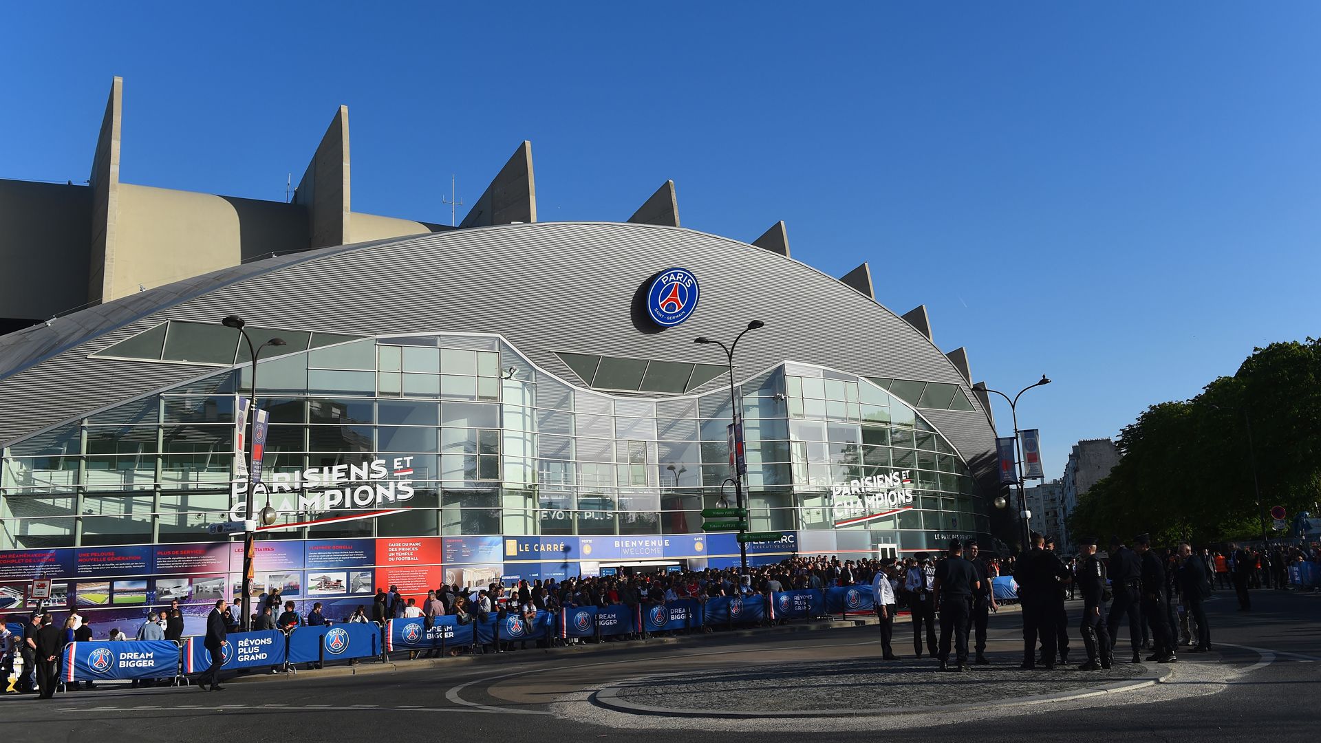 Paris Saint-Germain PSG View Stadion 04.15.2015