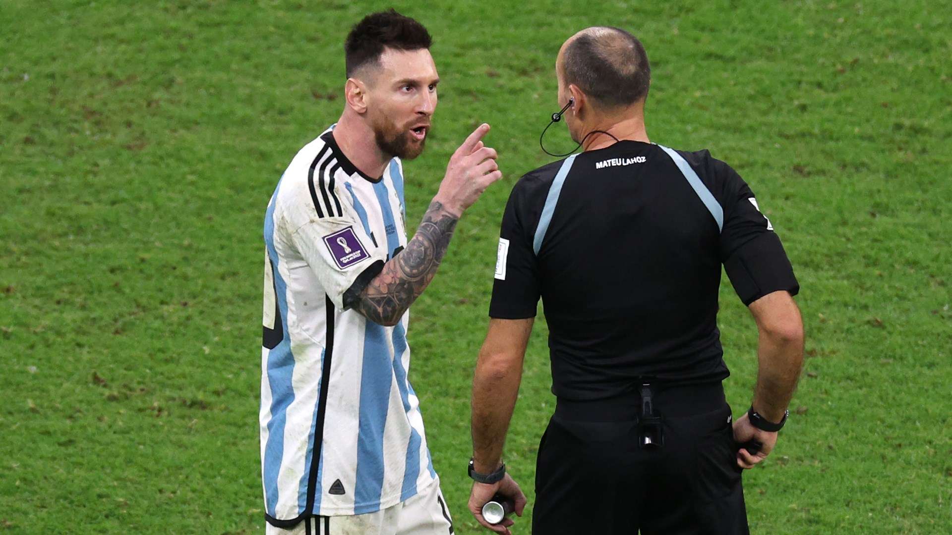 Lionel Messi Argentina angry 2022