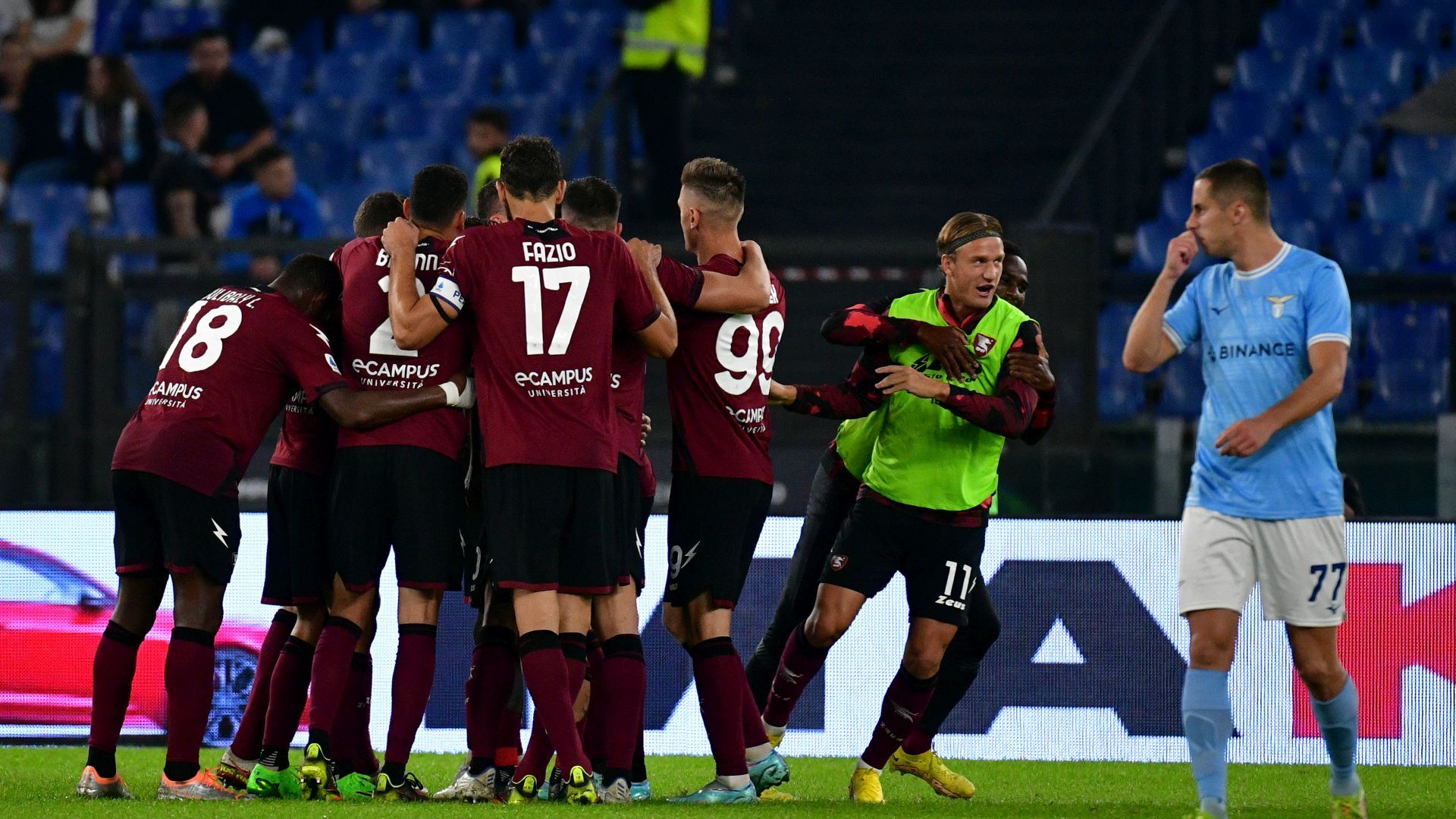 Lazio Salernitana 2022 2023.