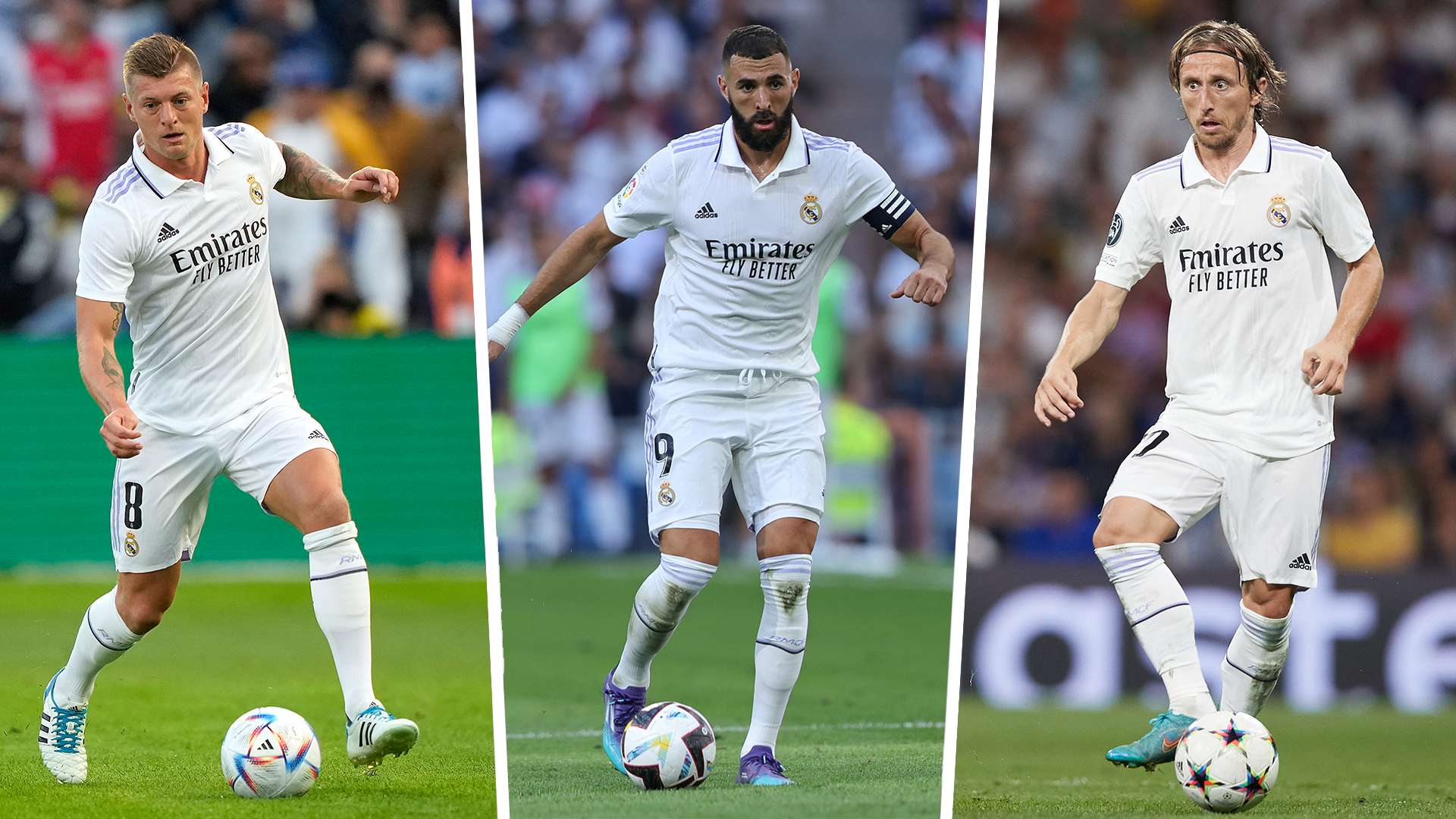 Toni Kroos Karim Benzema Luka Modric Real Madrid